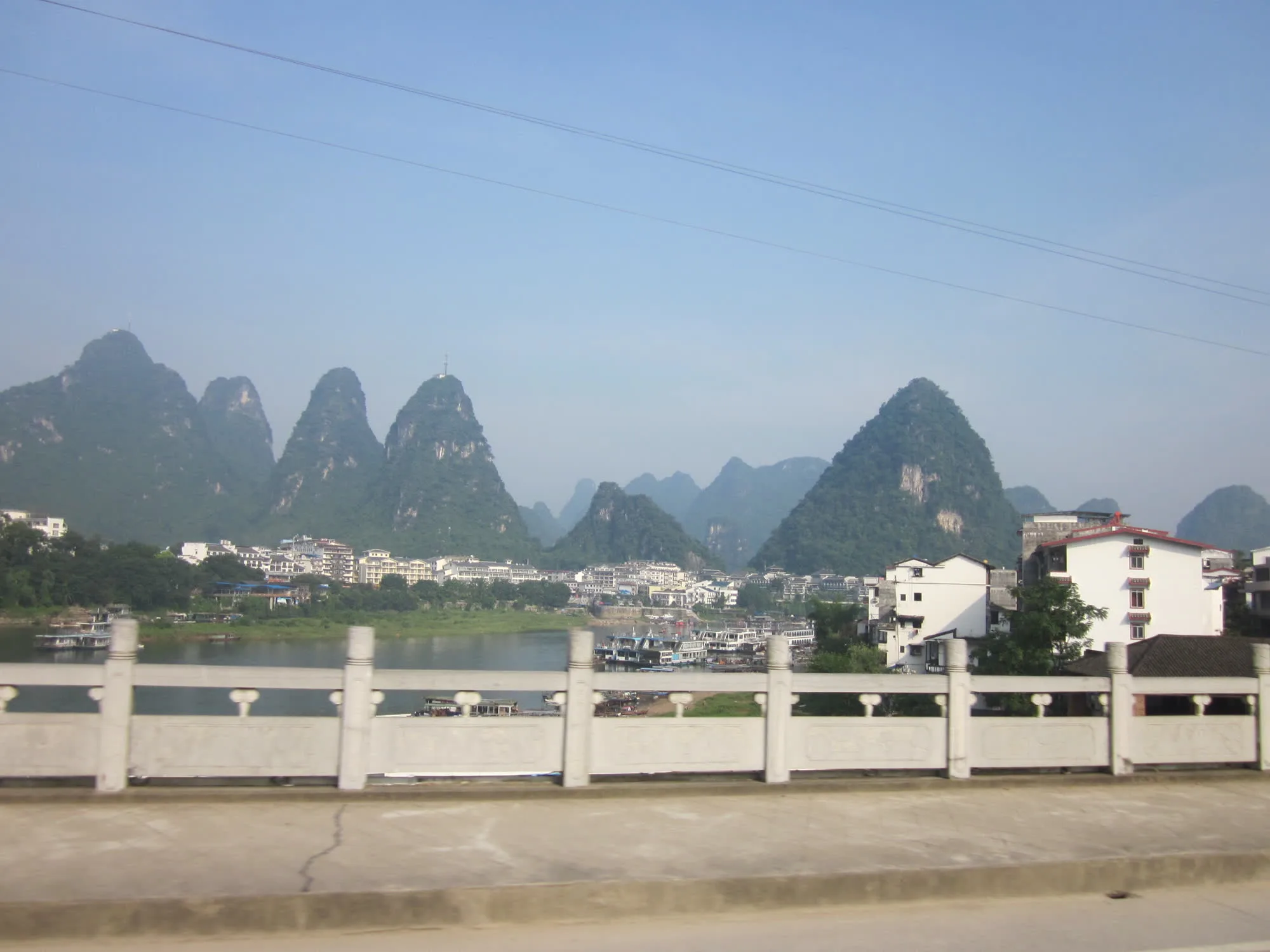 Paisaje de Guilin y Yangshuo